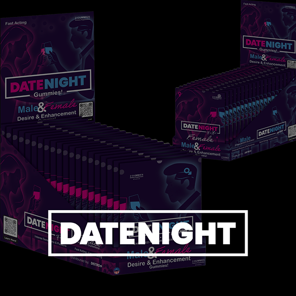 Date Night intimacy product packaging, GPO Plus in-house brand